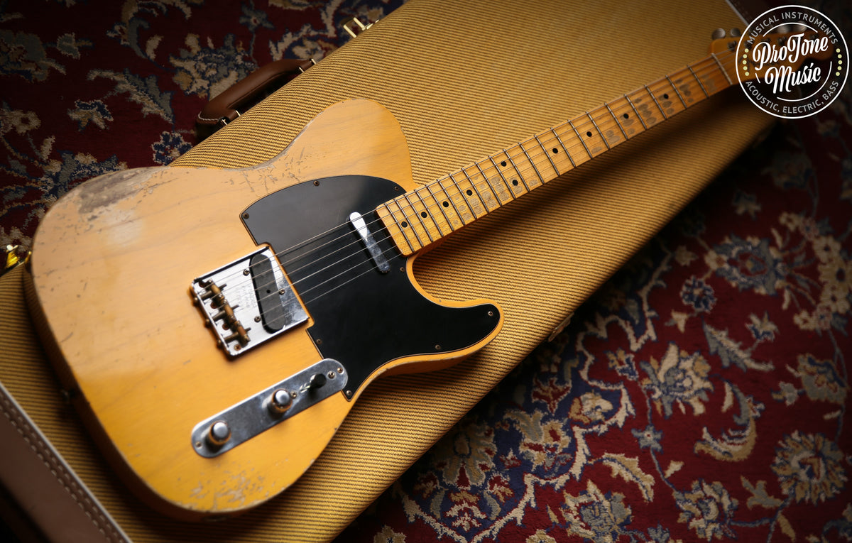 2022 Fender USA Custom Shop 52&#39; Heavy Relic Telecaster Butterscotch Blonde