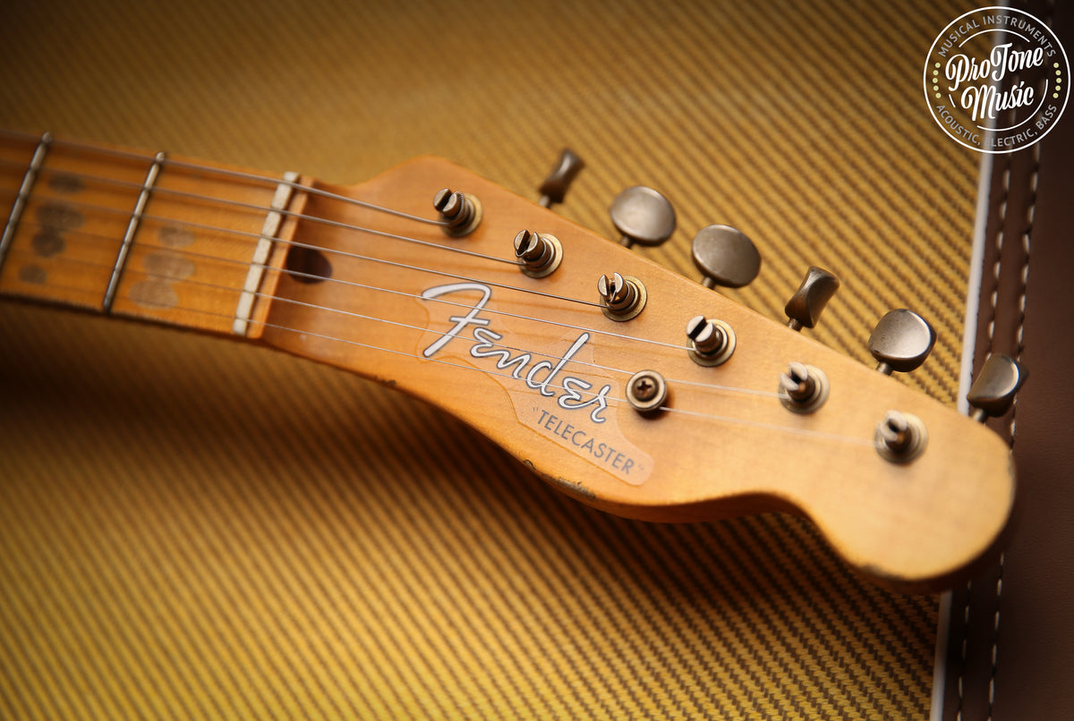 2022 Fender USA Custom Shop 52&#39; Heavy Relic Telecaster Butterscotch Blonde