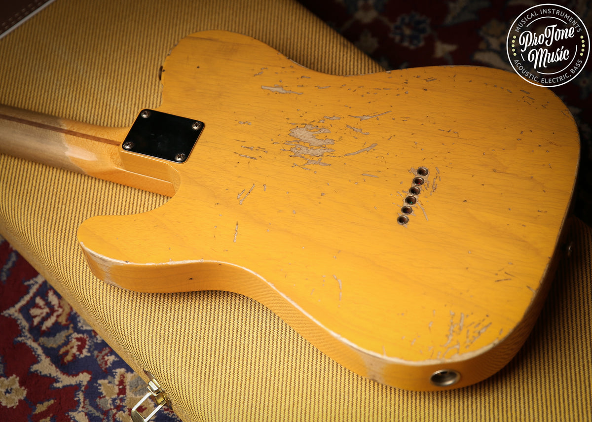 2022 Fender USA Custom Shop 52&#39; Heavy Relic Telecaster Butterscotch Blonde