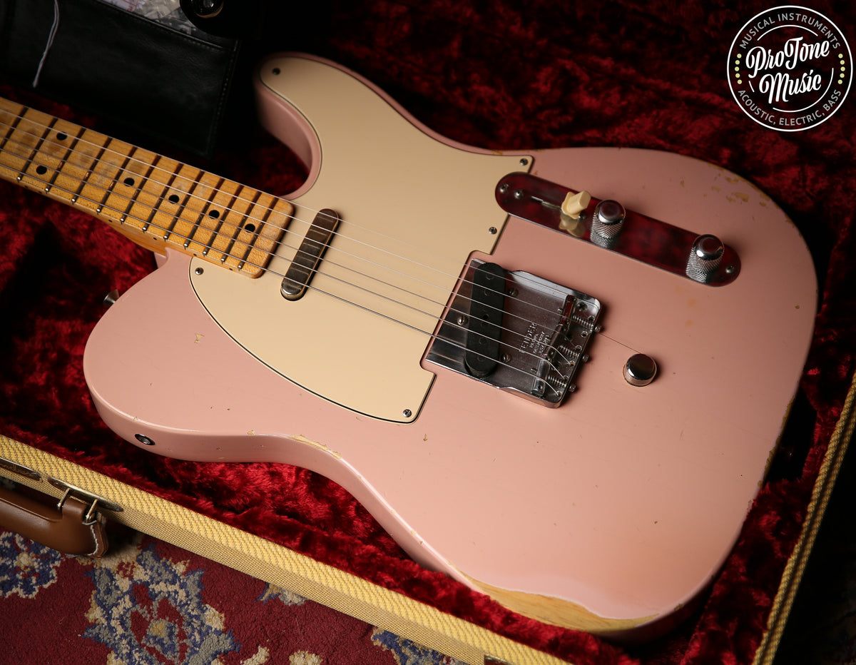 Fender USA Custom Shop 54 Reissue Telecaster Shell Pink Relic B BENDER
