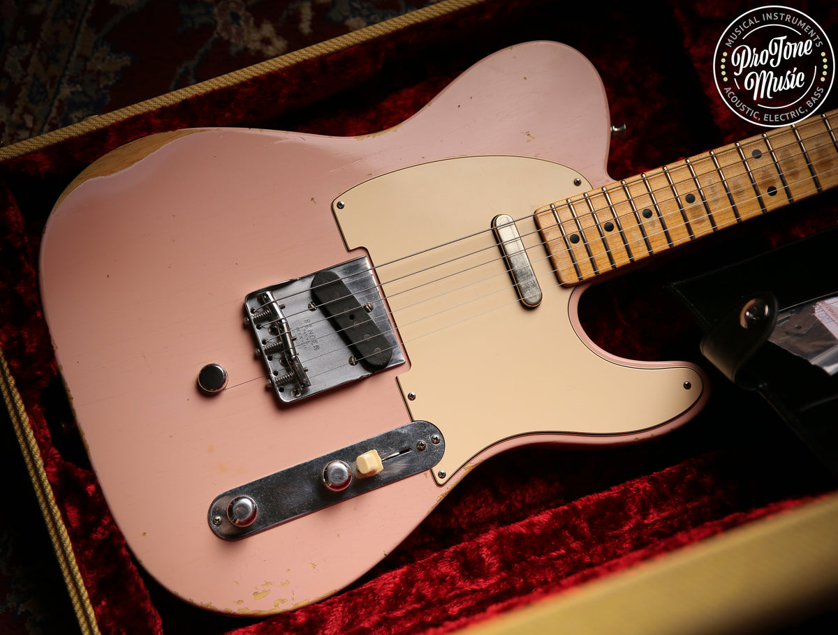 Fender USA Custom Shop 54 Reissue Telecaster Shell Pink Relic B BENDER