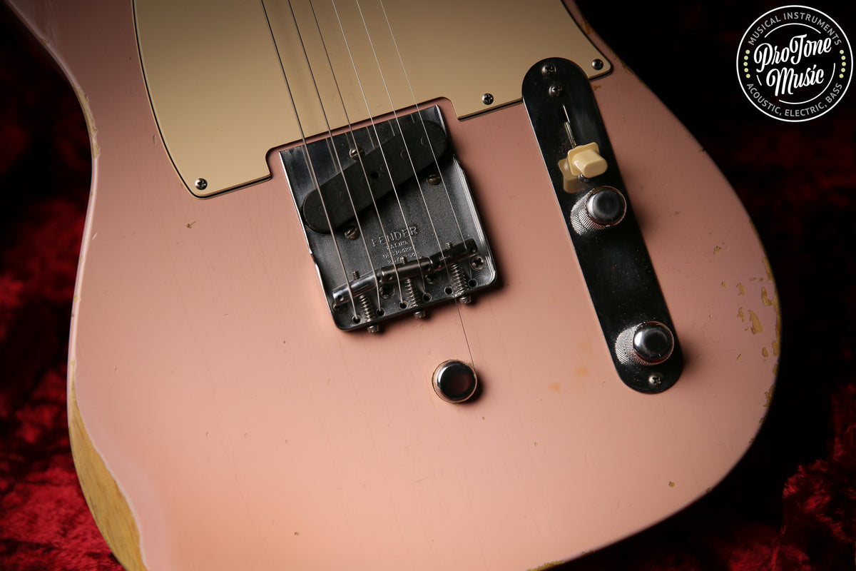 Fender USA Custom Shop 54 Reissue Telecaster Shell Pink Relic B BENDER