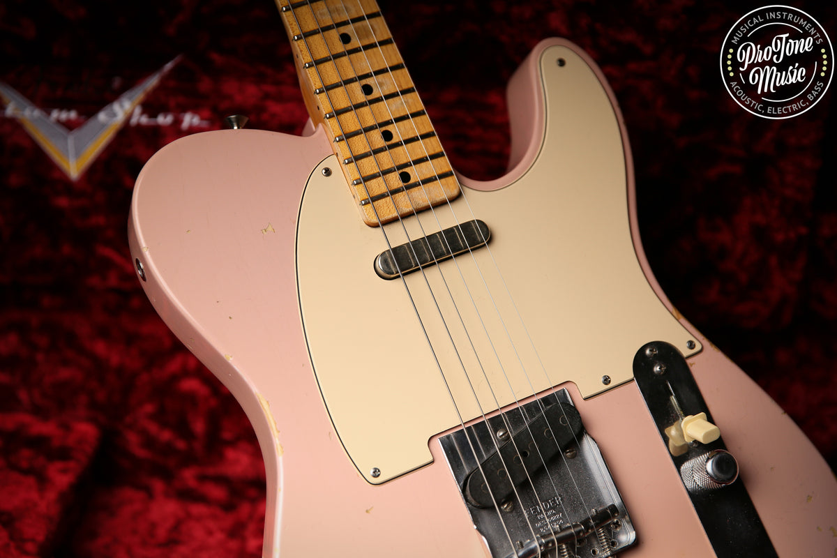 Fender USA Custom Shop 54 Reissue Telecaster Shell Pink Relic B BENDER