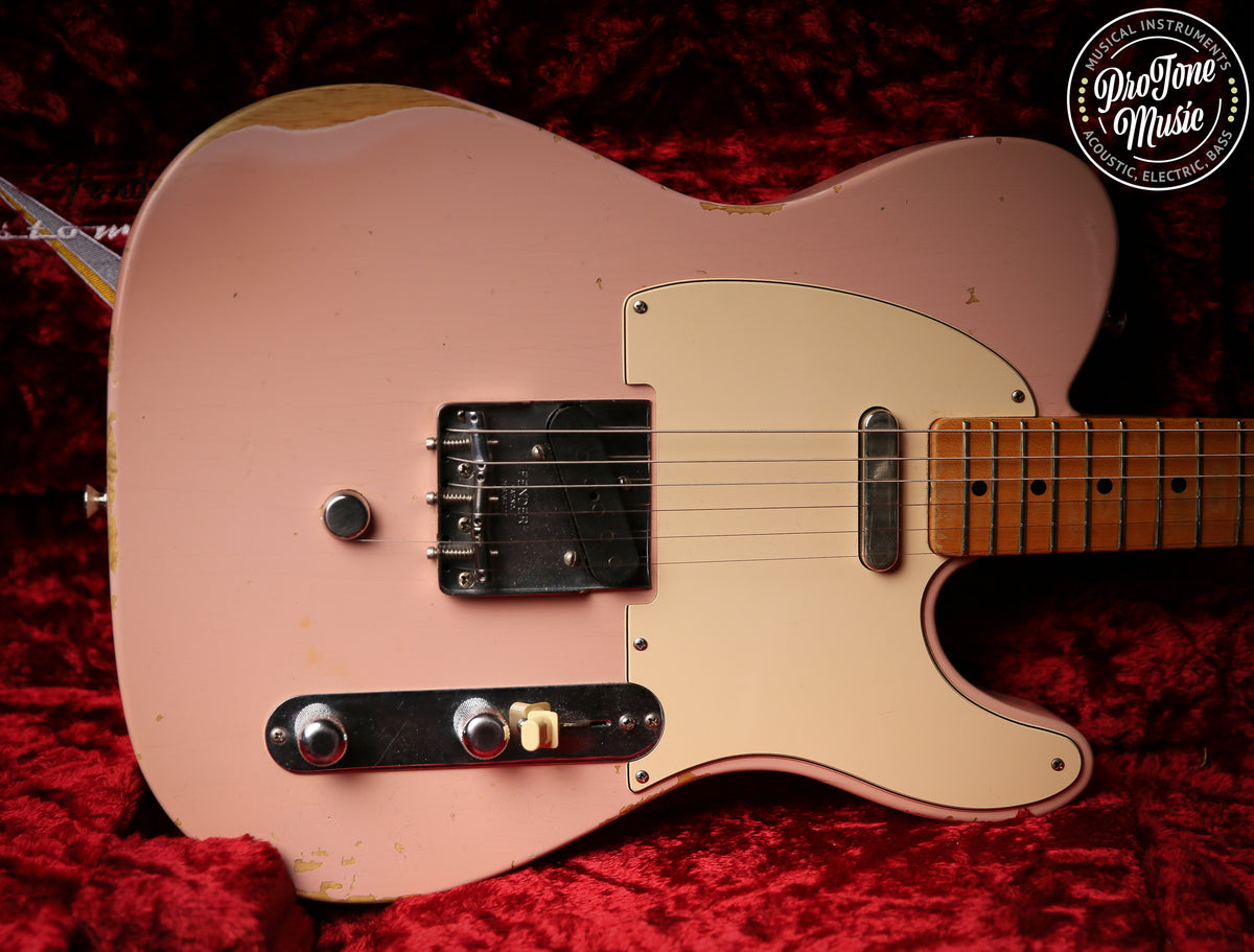 Fender USA Custom Shop 54 Reissue Telecaster Shell Pink Relic B BENDER