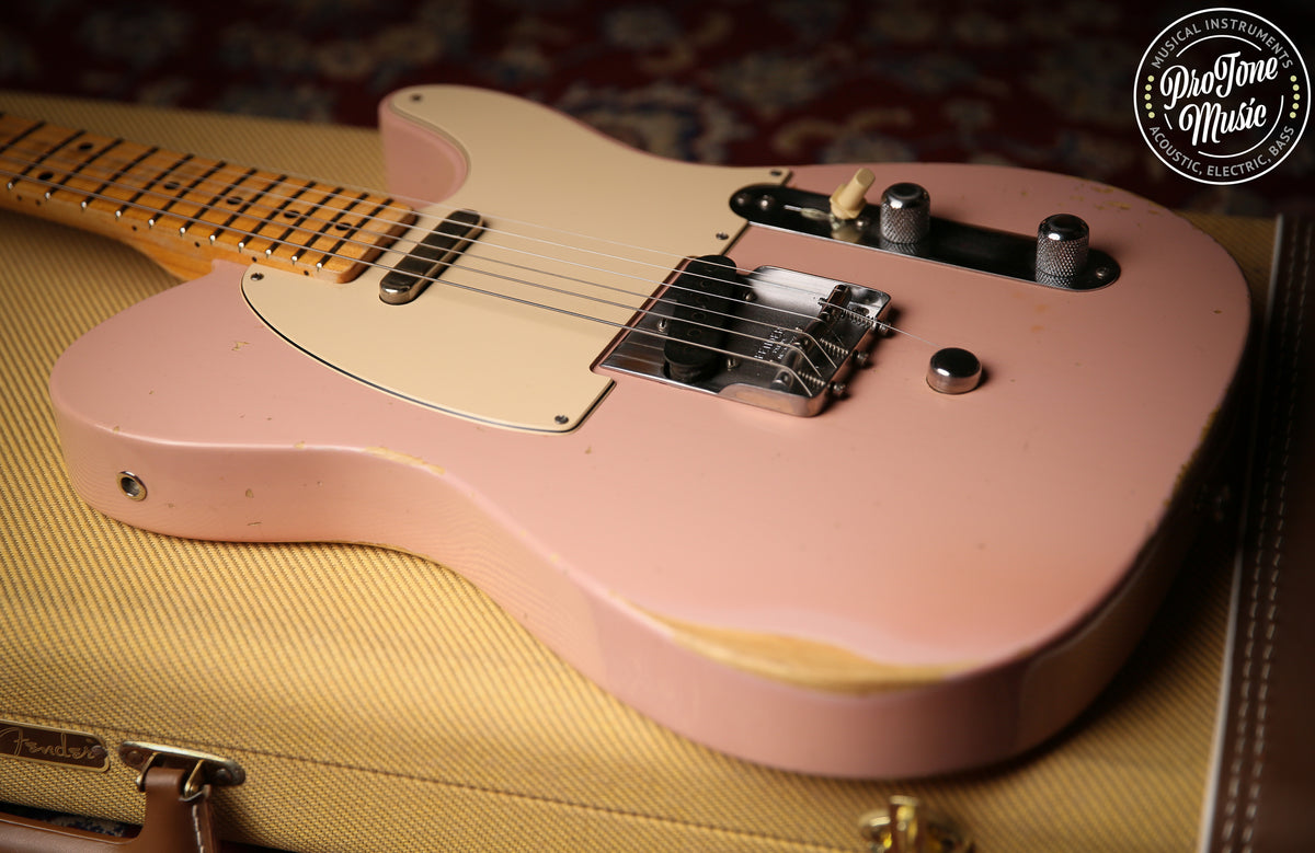 Fender USA Custom Shop 54 Reissue Telecaster Shell Pink Relic B BENDER