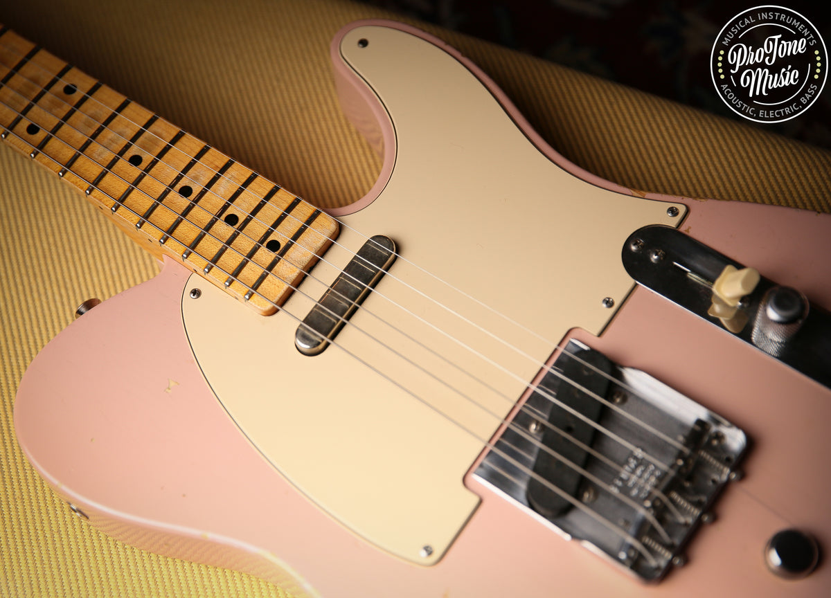 Fender USA Custom Shop 54 Reissue Telecaster Shell Pink Relic B BENDER