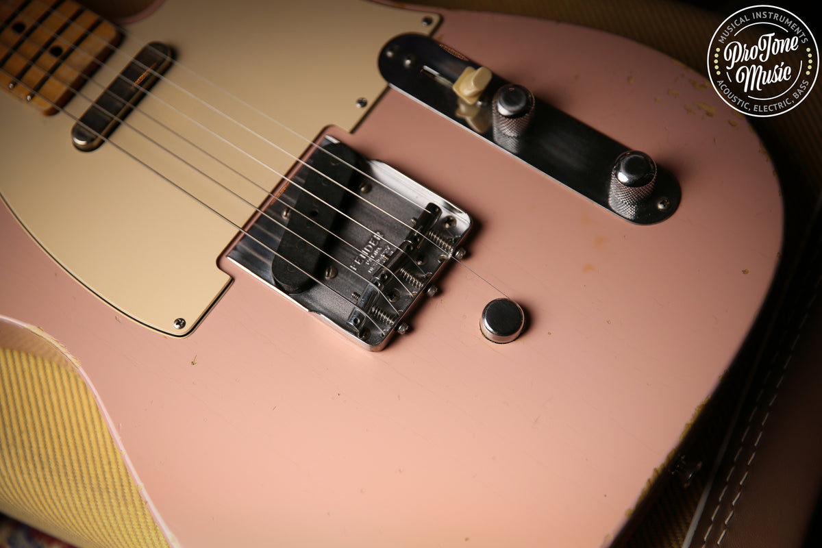 Fender USA Custom Shop 54 Reissue Telecaster Shell Pink Relic B BENDER