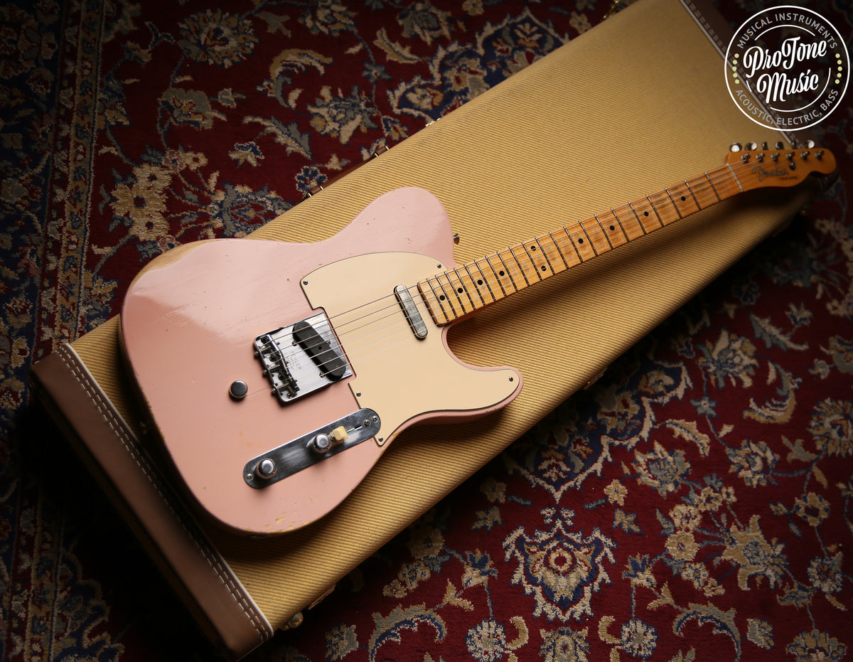 Fender USA Custom Shop 54 Reissue Telecaster Shell Pink Relic B BENDER
