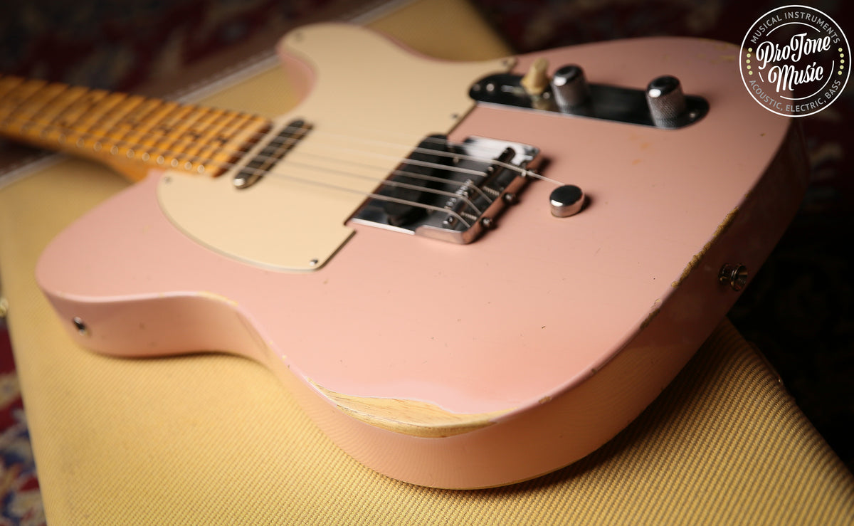 Fender USA Custom Shop 54 Reissue Telecaster Shell Pink Relic B BENDER