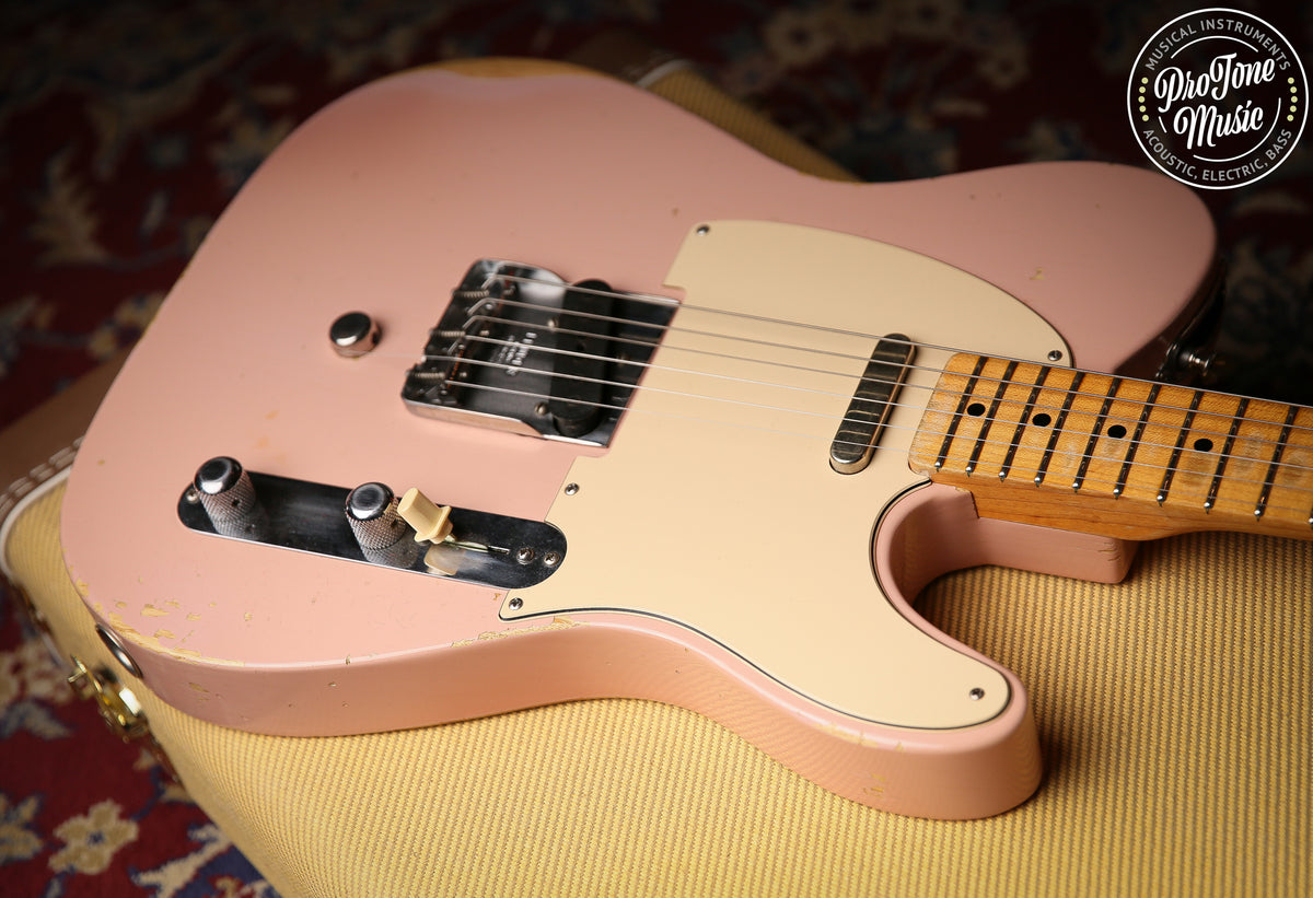 Fender USA Custom Shop 54 Reissue Telecaster Shell Pink Relic B BENDER