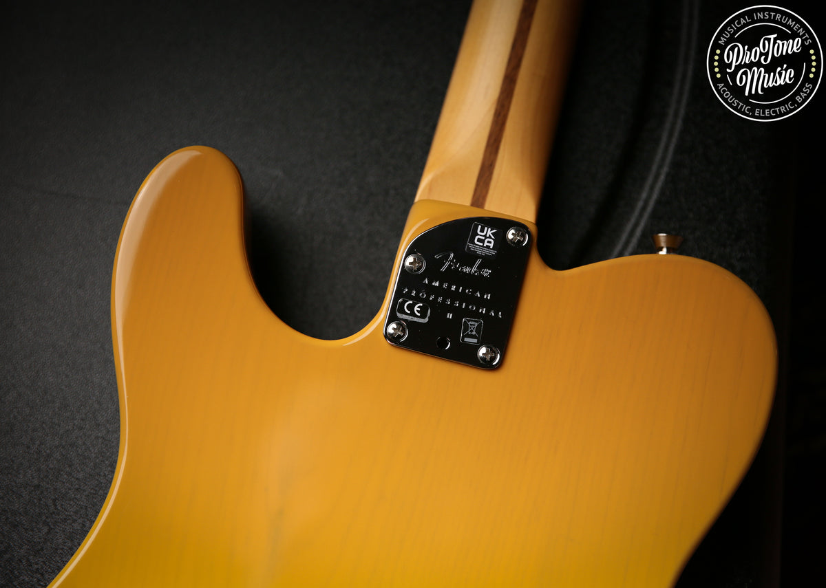 2023 Fender American Professional II Telecaster Butterscotch Blonde