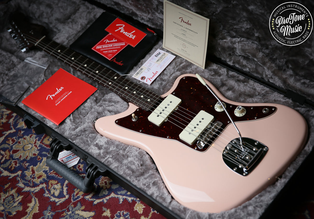 Fender Limited Edition American Professional Jazzmaster Rosewood Neck Shell Pink