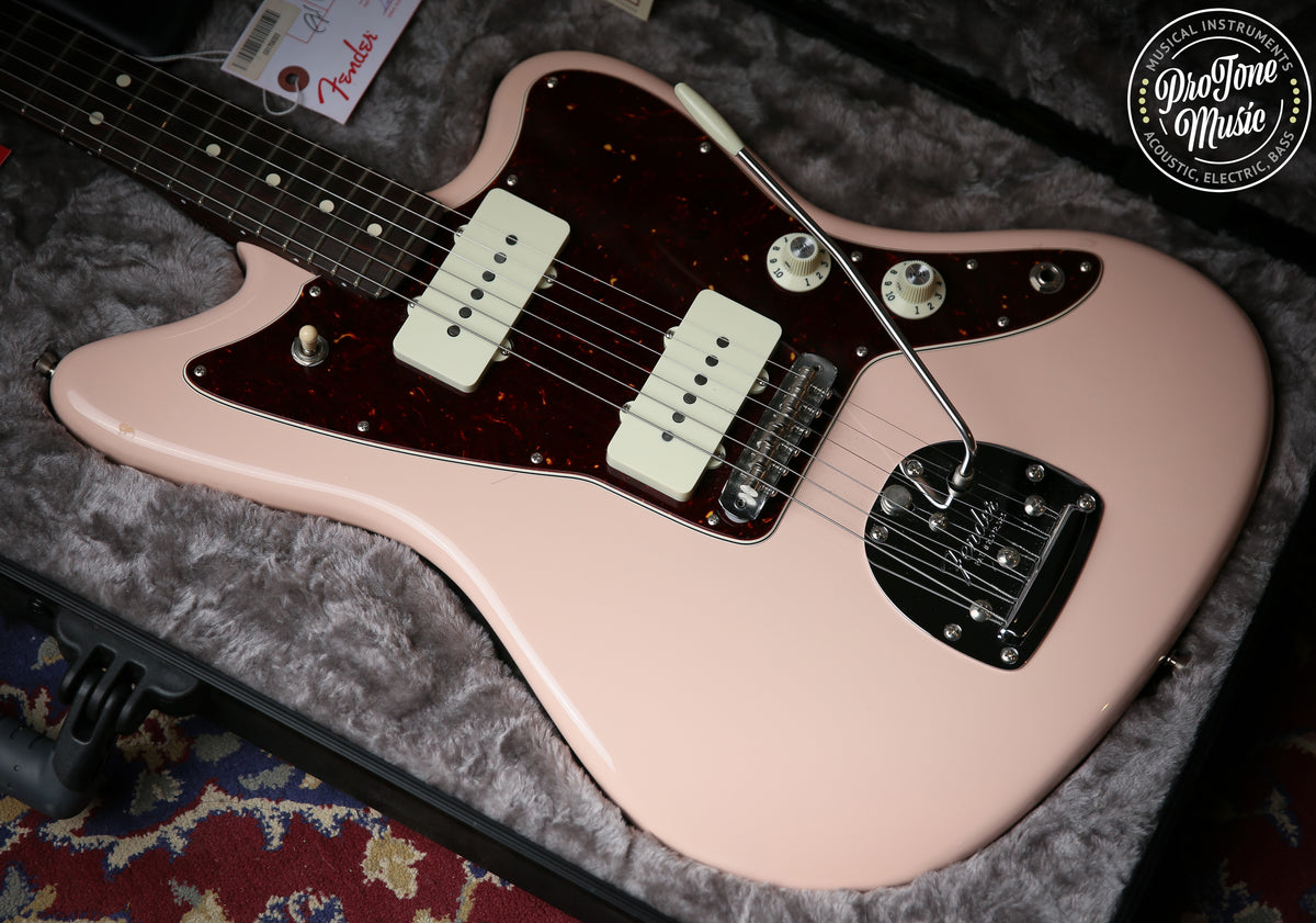 Fender Limited Edition American Professional Jazzmaster Rosewood Neck Shell Pink