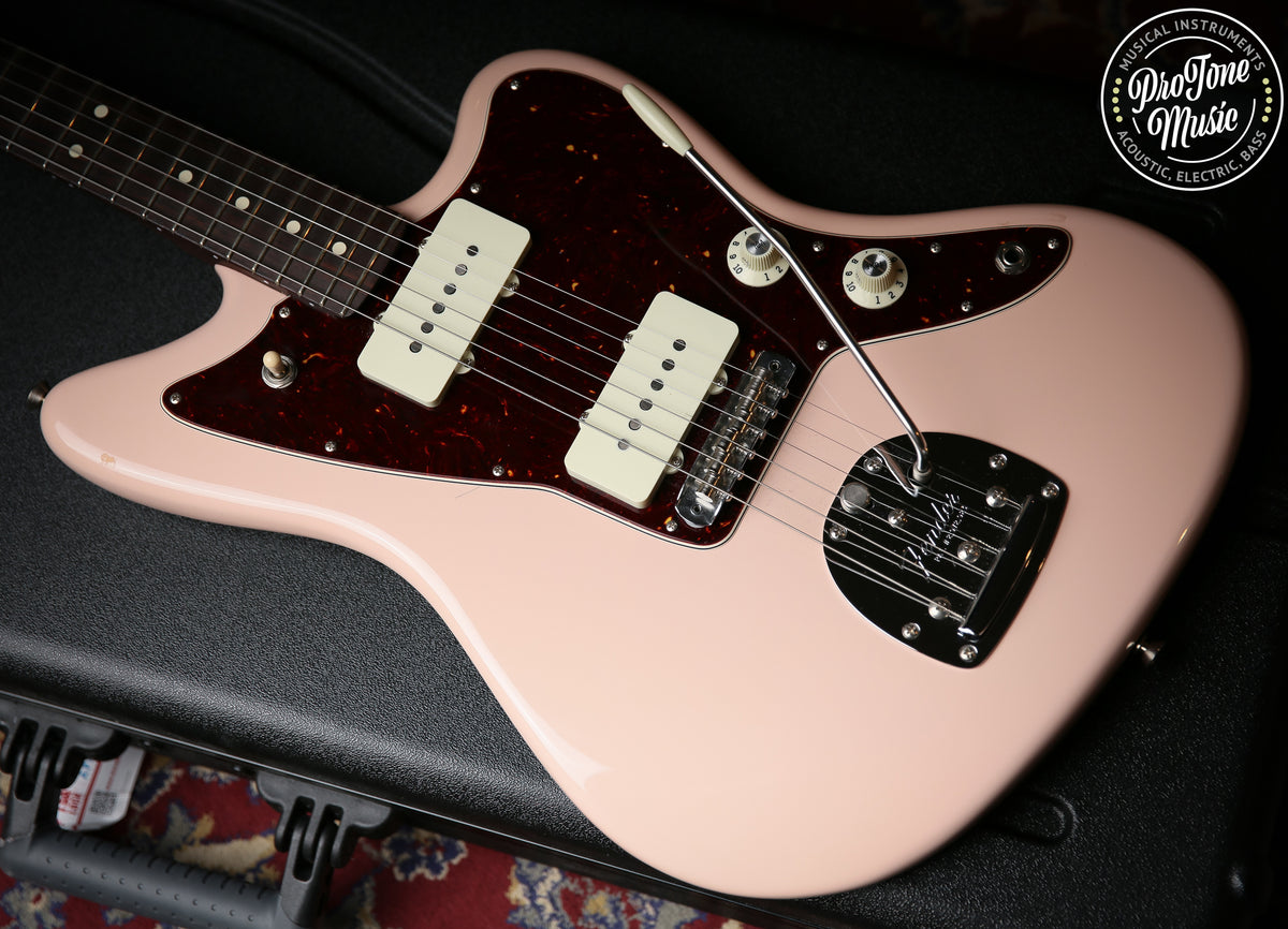 Fender Limited Edition American Professional Jazzmaster Rosewood Neck Shell Pink