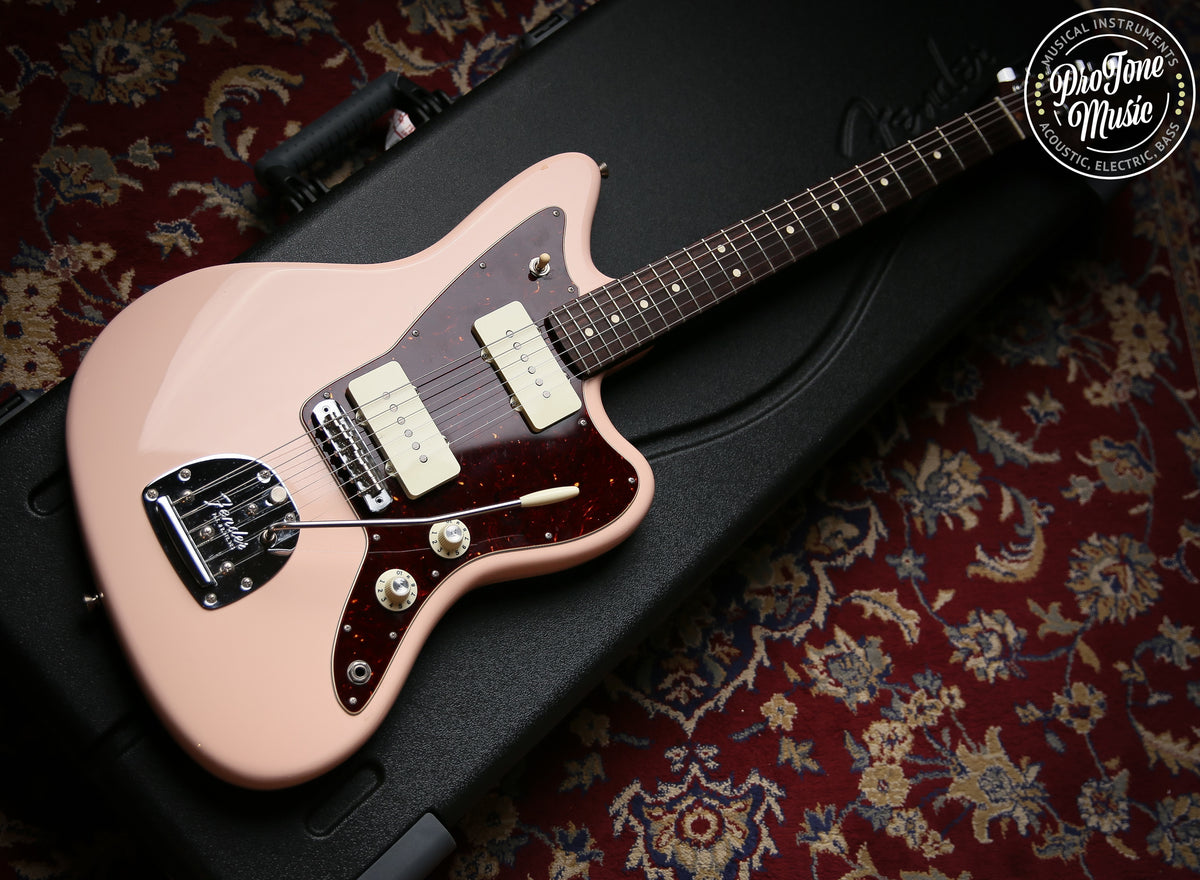 Fender Limited Edition American Professional Jazzmaster Rosewood Neck Shell Pink