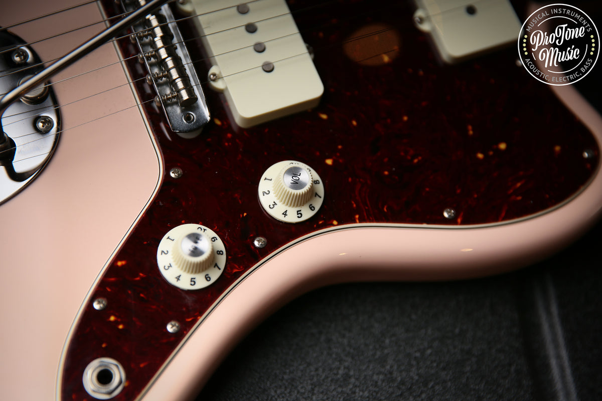 Fender Limited Edition American Professional Jazzmaster Rosewood Neck Shell Pink