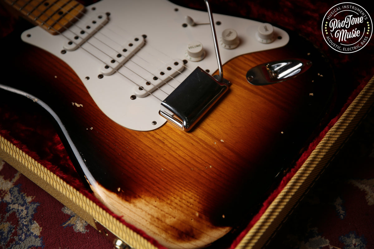 Fender USA Custom Shop 54&#39; Stratocaster Heavy Relic Two Colour Sunburst