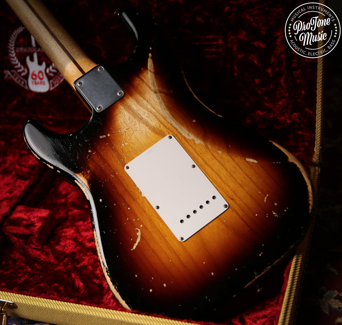 Fender USA Custom Shop 54&#39; Stratocaster Heavy Relic Two Colour Sunburst
