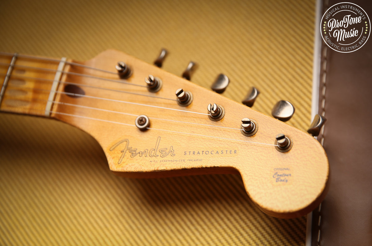 Fender USA Custom Shop 54&#39; Stratocaster Heavy Relic Two Colour Sunburst