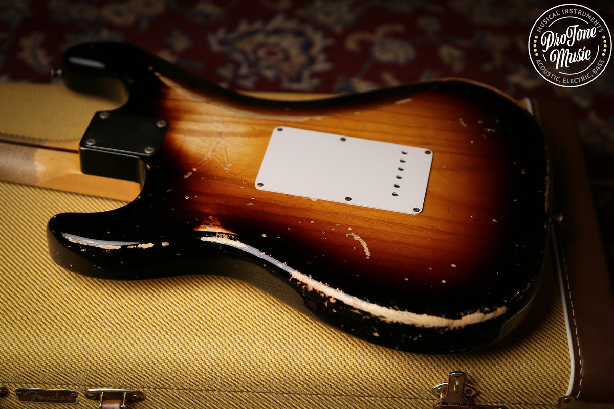 Fender USA Custom Shop 54&#39; Stratocaster Heavy Relic Two Colour Sunburst