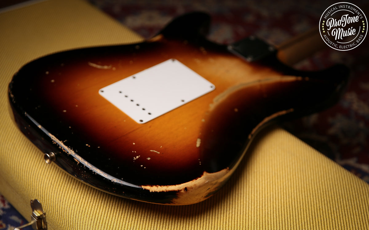 Fender USA Custom Shop 54&#39; Stratocaster Heavy Relic Two Colour Sunburst