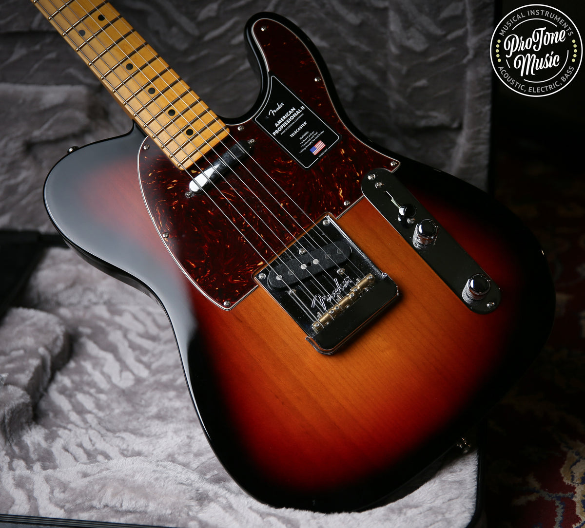2023 Fender American Professional II Telecaster Three Tone Sunburst