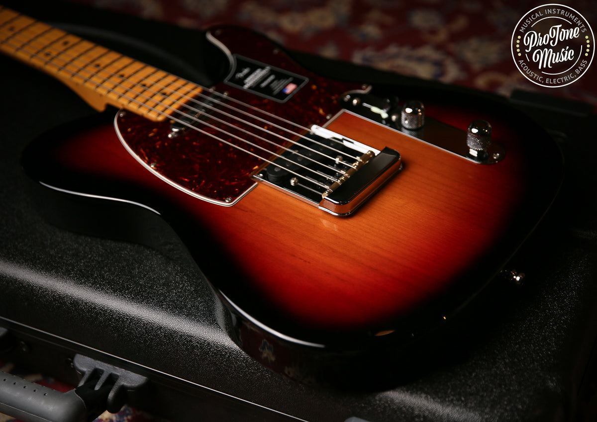 2023 Fender American Professional II Telecaster Three Tone Sunburst