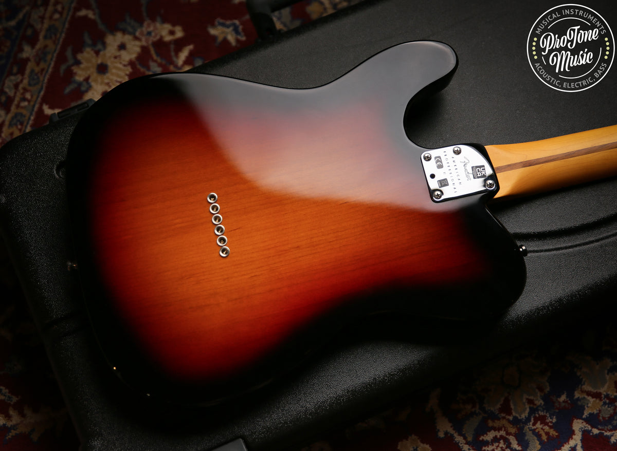 2023 Fender American Professional II Telecaster Three Tone Sunburst