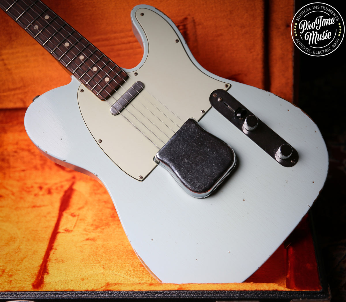 Fender USA Custom Shop 63&#39; Telecaster Sonic Blue Relic