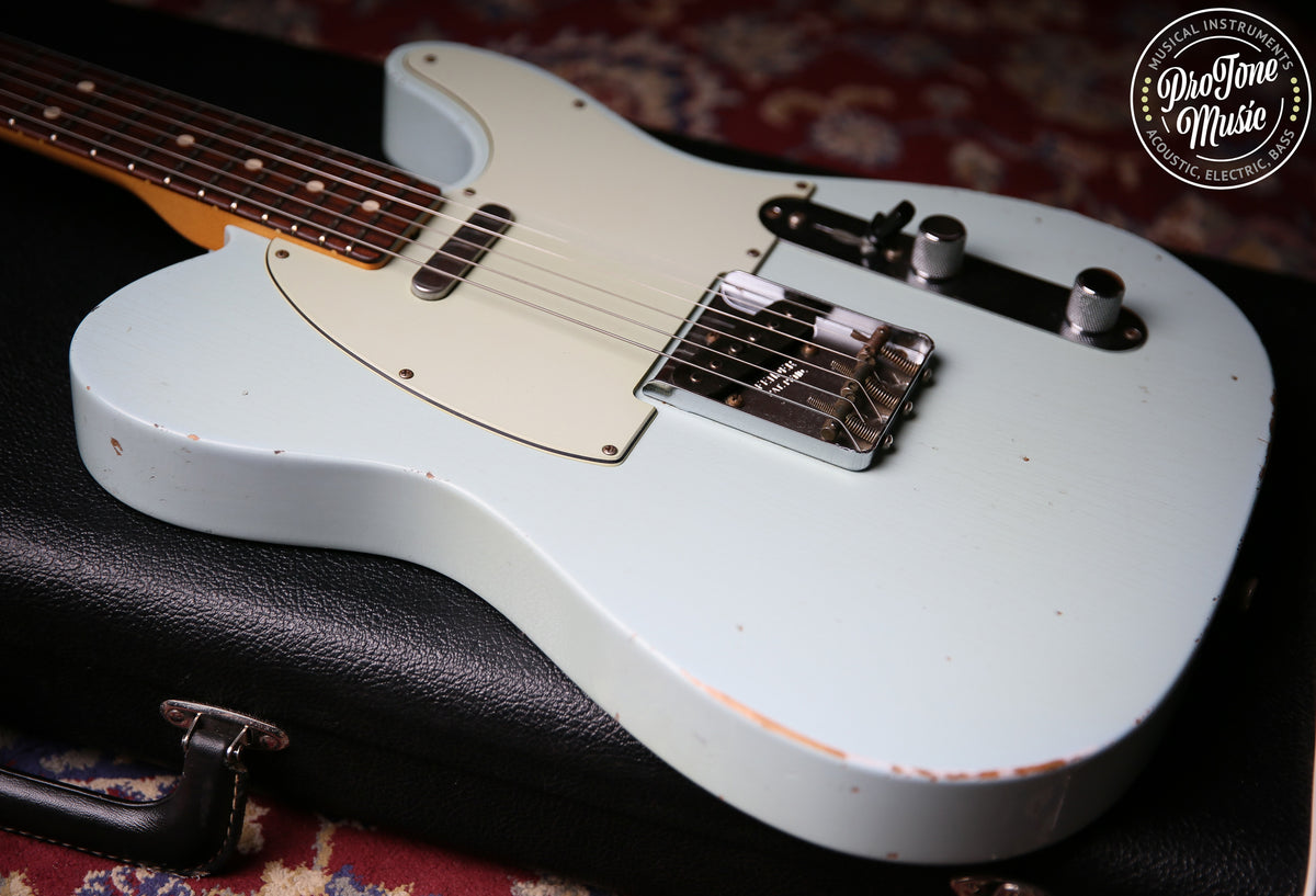 Fender USA Custom Shop 63&#39; Telecaster Sonic Blue Relic