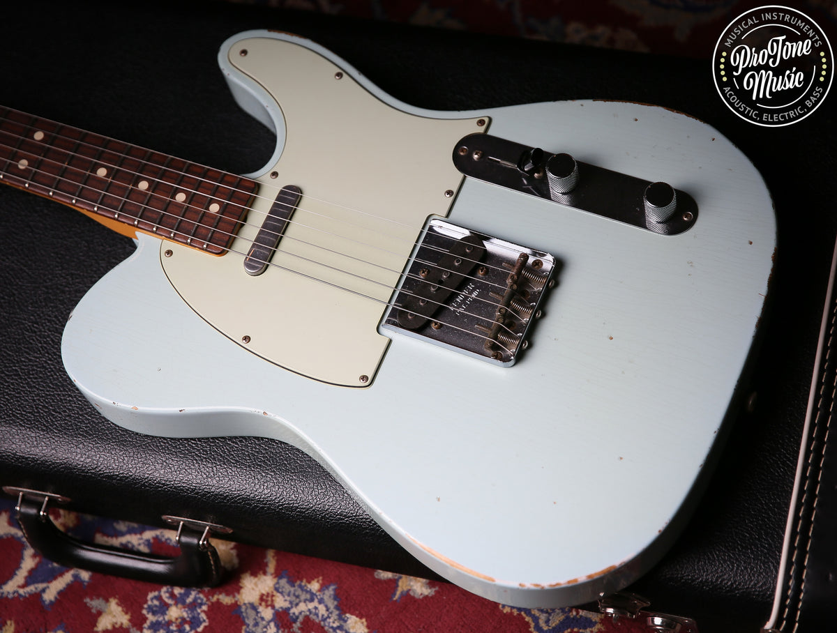 Fender USA Custom Shop 63&#39; Telecaster Sonic Blue Relic