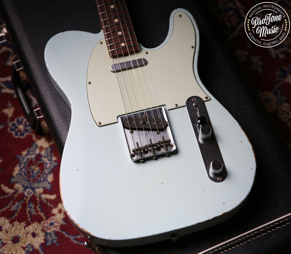 Fender USA Custom Shop 63&#39; Telecaster Sonic Blue Relic