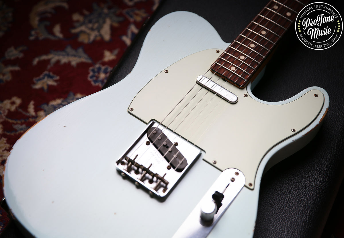 Fender USA Custom Shop 63&#39; Telecaster Sonic Blue Relic