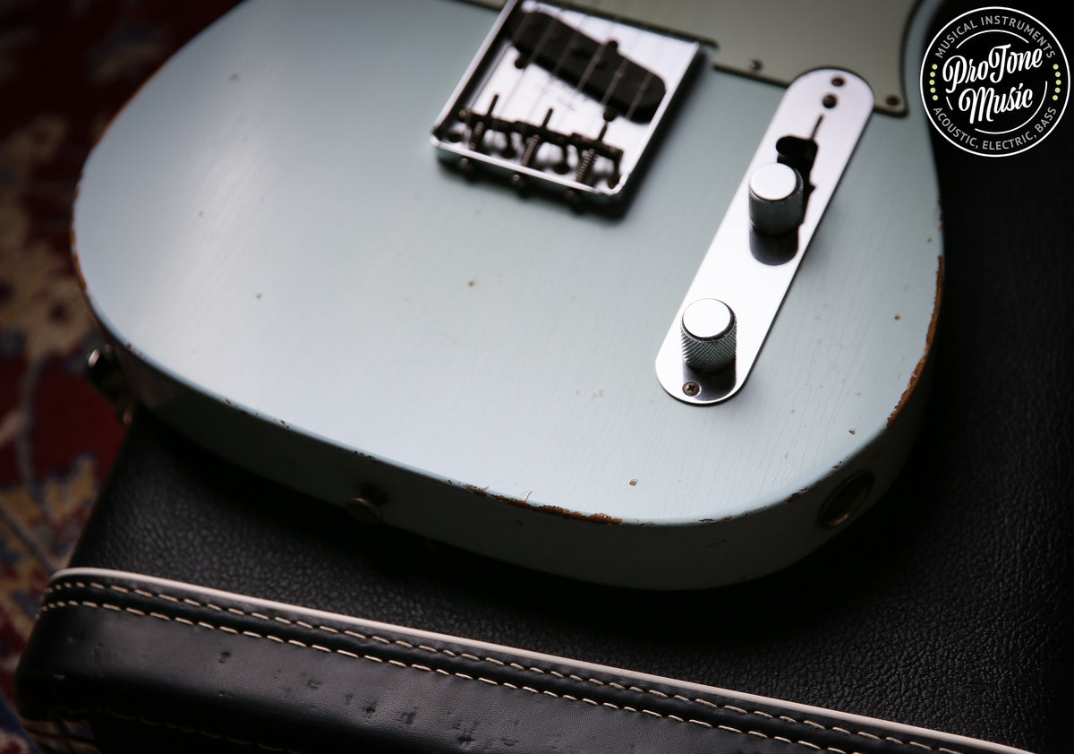 Fender USA Custom Shop 63&#39; Telecaster Sonic Blue Relic