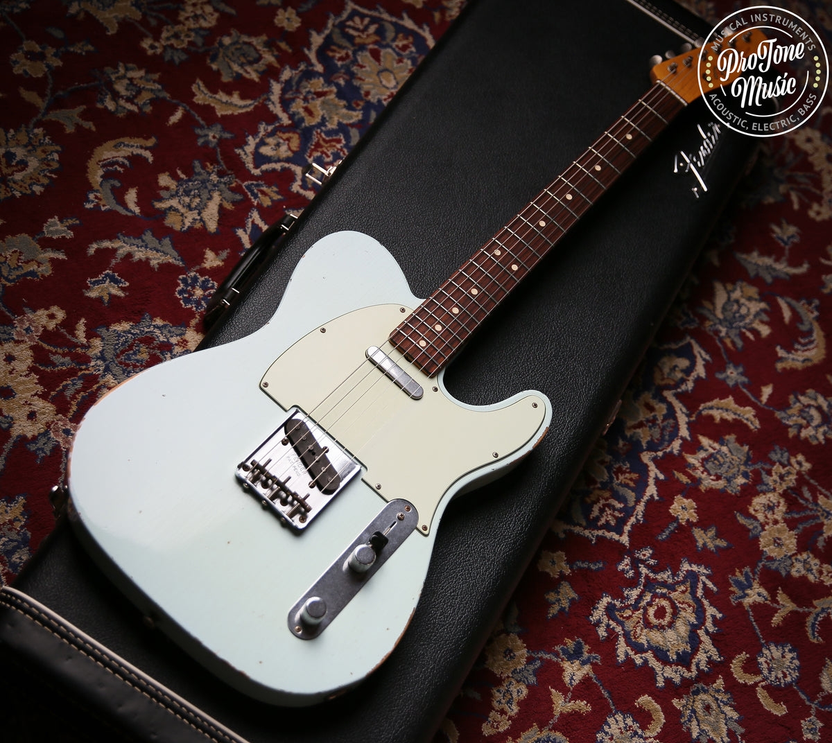 Fender USA Custom Shop 63&#39; Telecaster Sonic Blue Relic