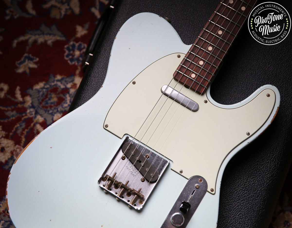 Fender USA Custom Shop 63&#39; Telecaster Sonic Blue Relic