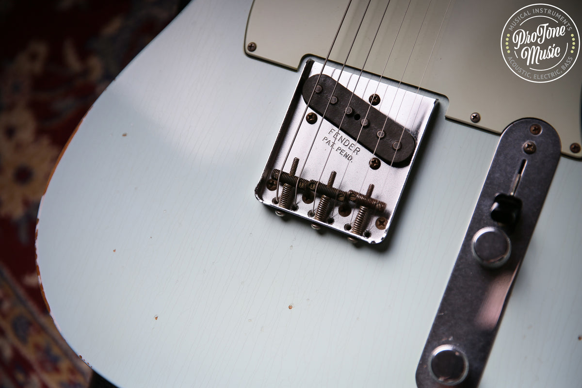 Fender USA Custom Shop 63&#39; Telecaster Sonic Blue Relic