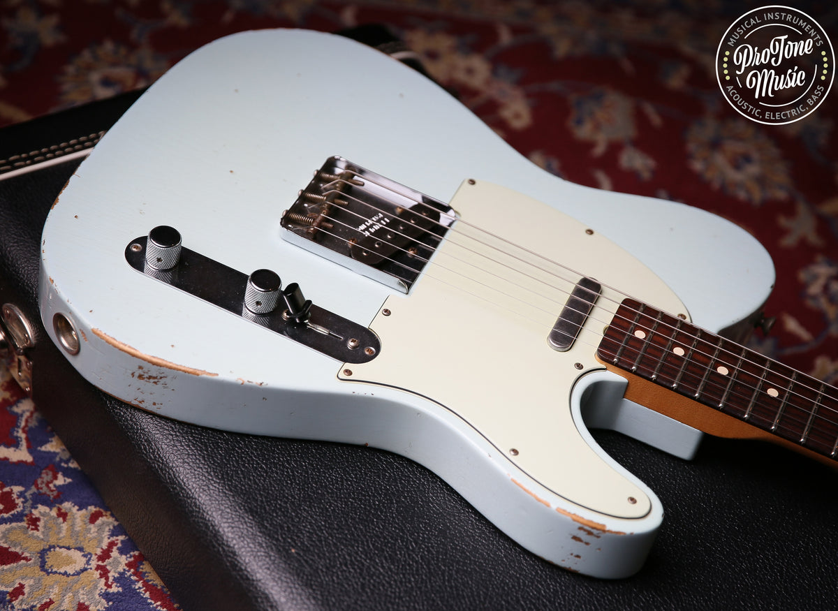 Fender USA Custom Shop 63&#39; Telecaster Sonic Blue Relic