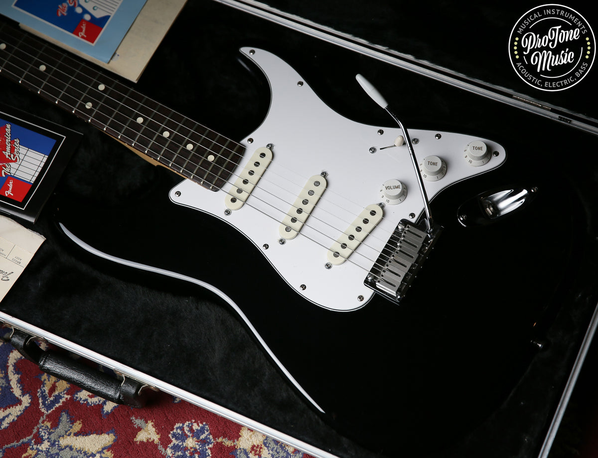 1984-88 Fender USA Stratocaster Black & Original Case & Tags