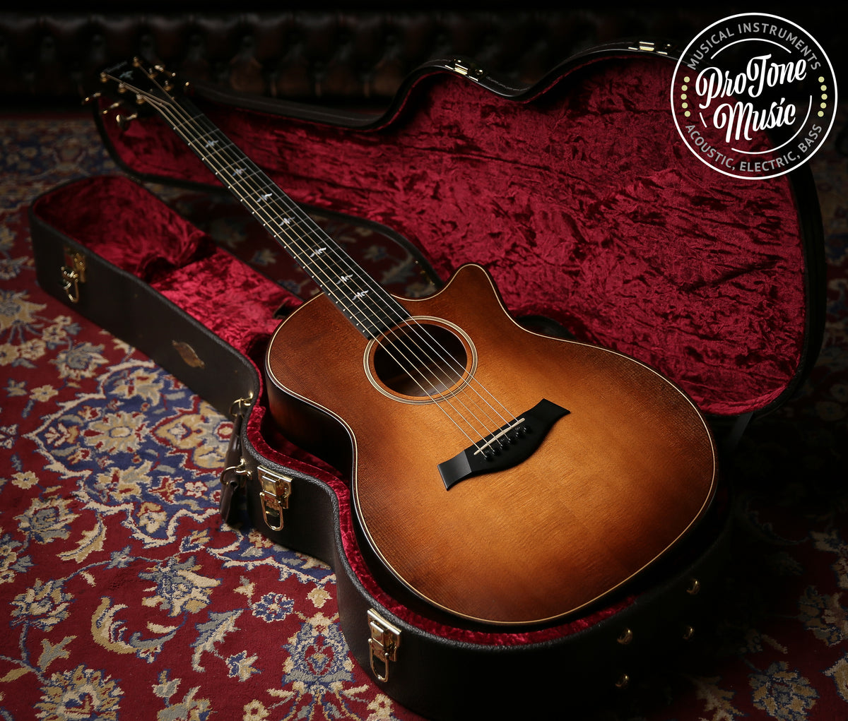 Taylor USA 614-CE Builders Edition Wild Honey Burst