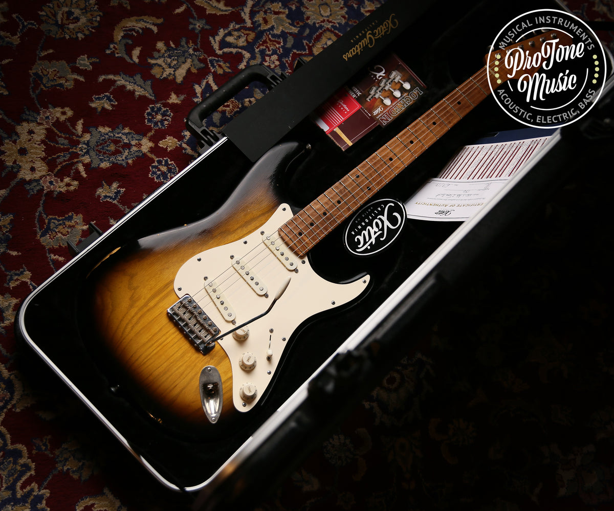 Xotic XSC-1 Ash Medium Aged Two Tone Sunburst