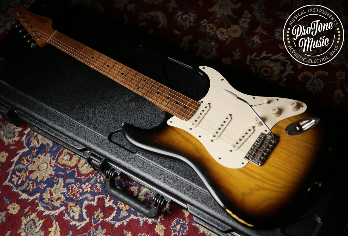 Xotic XSC-1 Ash Medium Aged Two Tone Sunburst