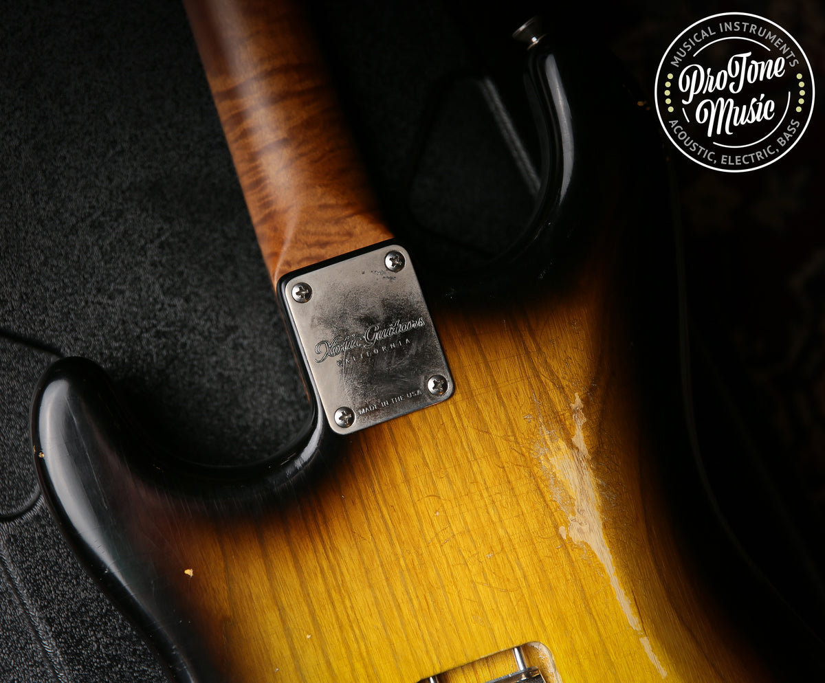 Xotic XSC-1 Ash Medium Aged Two Tone Sunburst