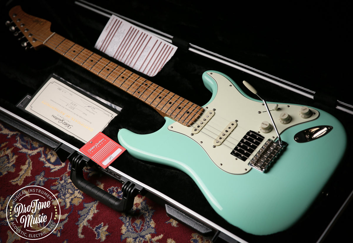 2021 Xotic XSC-2 HSS Surf Green Light Aged - ProTone Music