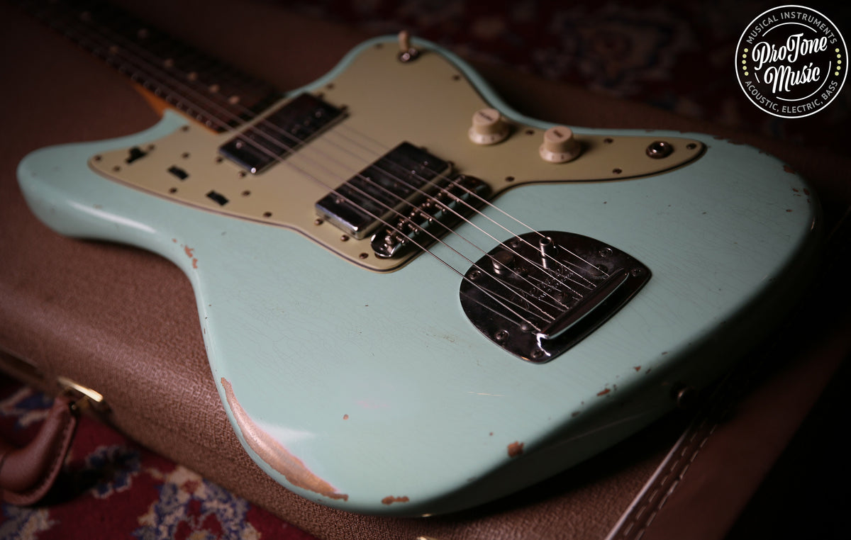 Fender USA Custom Shop 61&#39; Jazzmaster Heavy Relic Surf Green