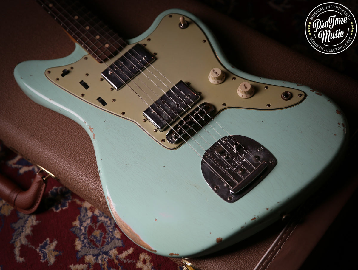 Fender USA Custom Shop 61&#39; Jazzmaster Heavy Relic Surf Green