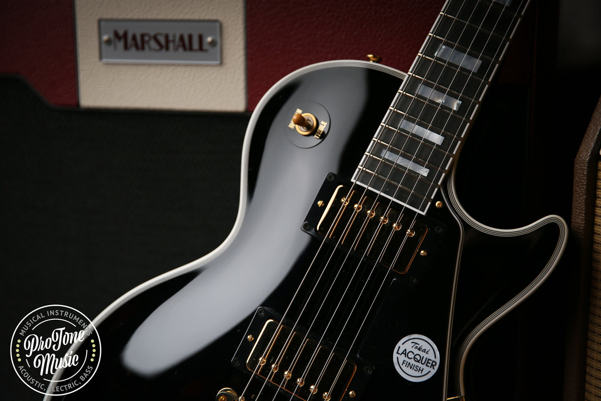 2023 Tokai LC254S BB Custom Ebony Japanese &amp; Hard Case - ProTone Music