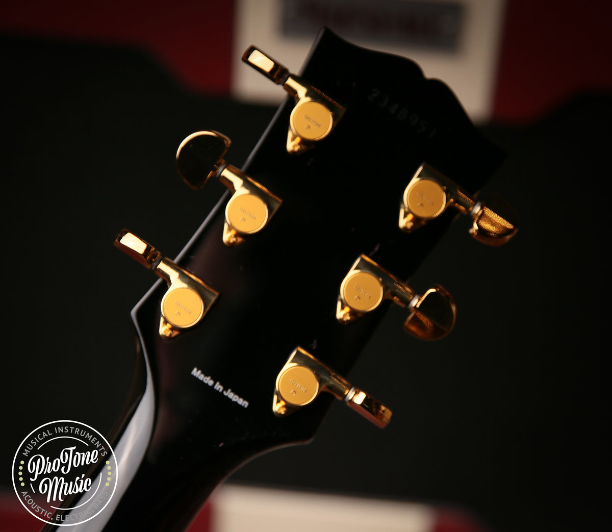 2023 Tokai LC254S BB Custom Ebony Japanese &amp; Hard Case - ProTone Music