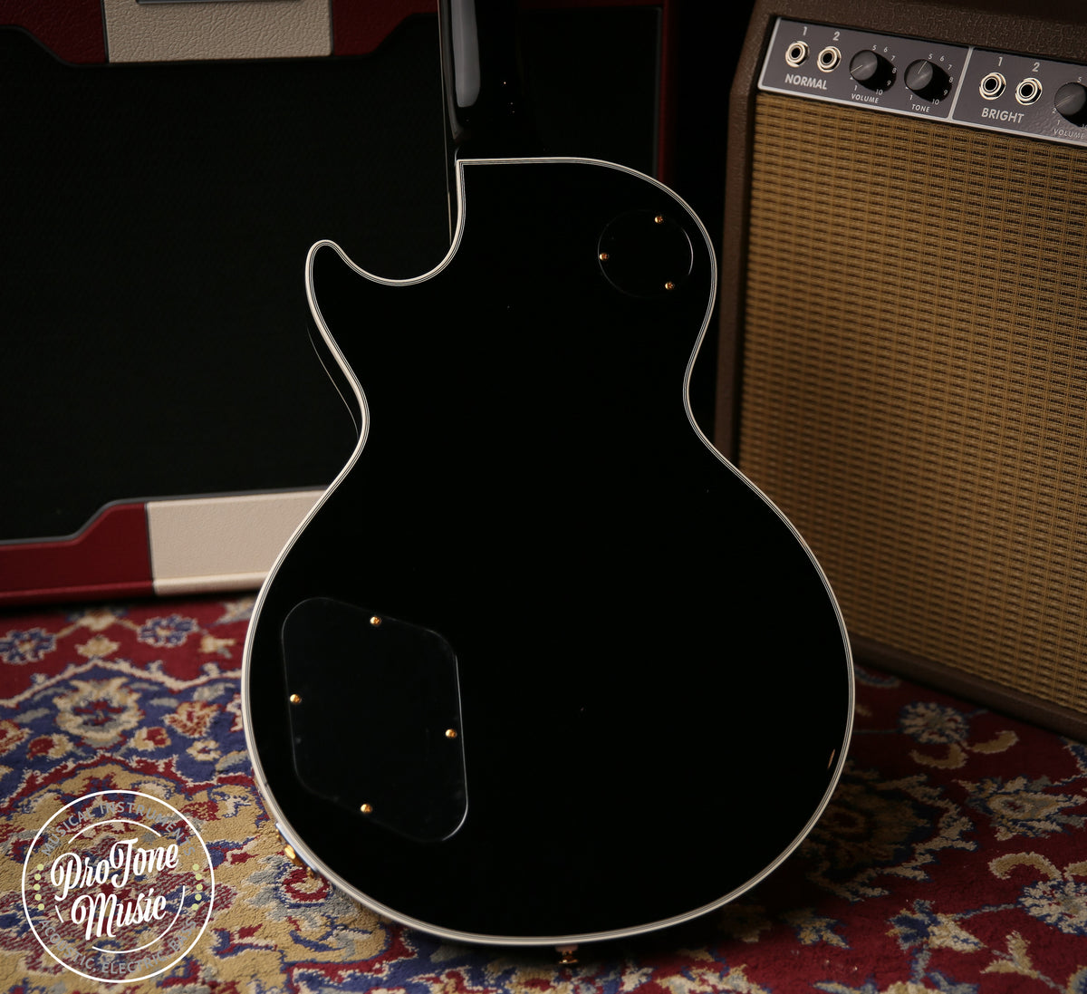 2023 Tokai LC254S BB Custom Ebony Japanese &amp; Hard Case - ProTone Music