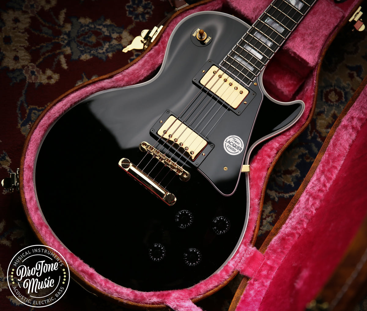 2023 Tokai LC254S BB Custom Ebony Japanese &amp; Hard Case - ProTone Music